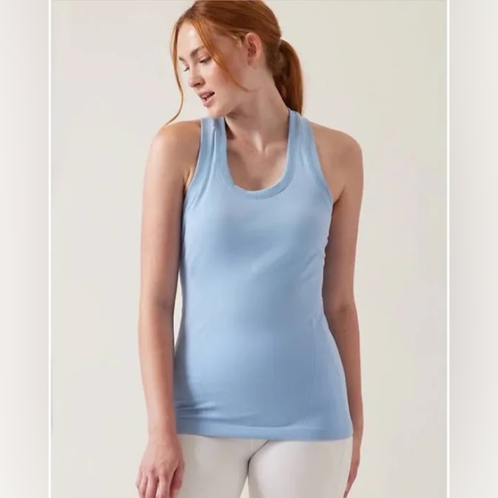 Light blue Athleta momentum tank